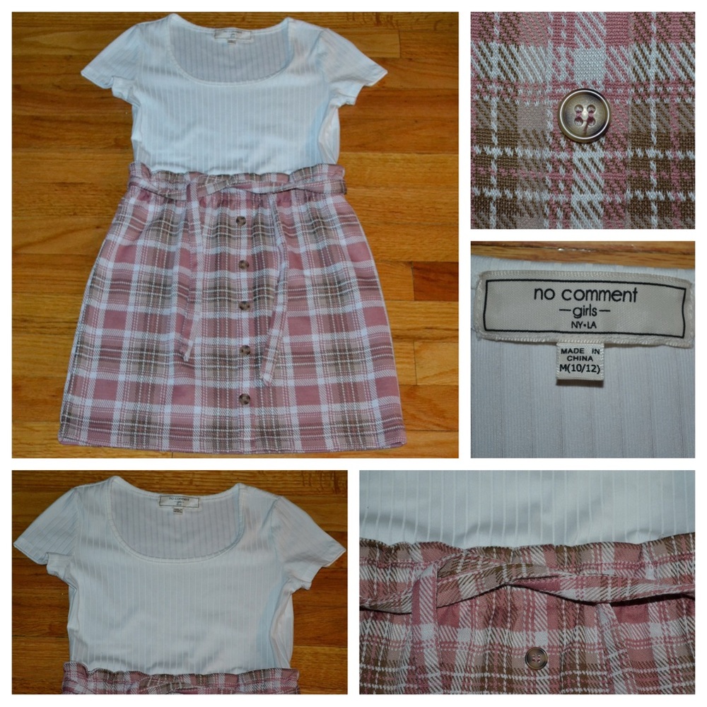 Youth girls No Comment dress, size M 10/12